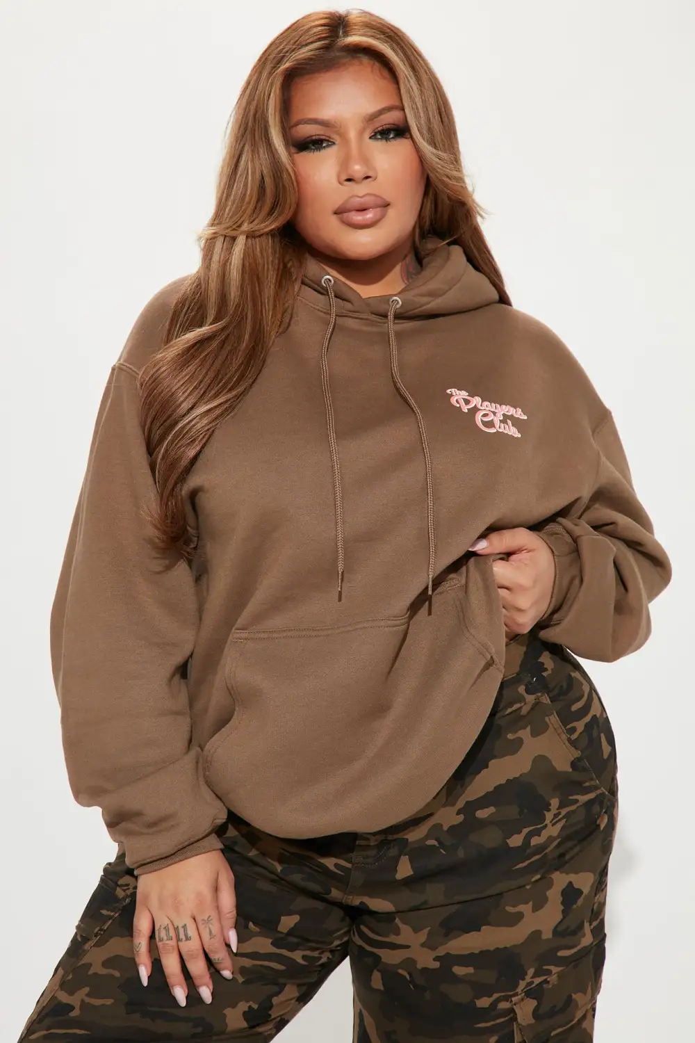 The Players Club Hoodie - Taupe