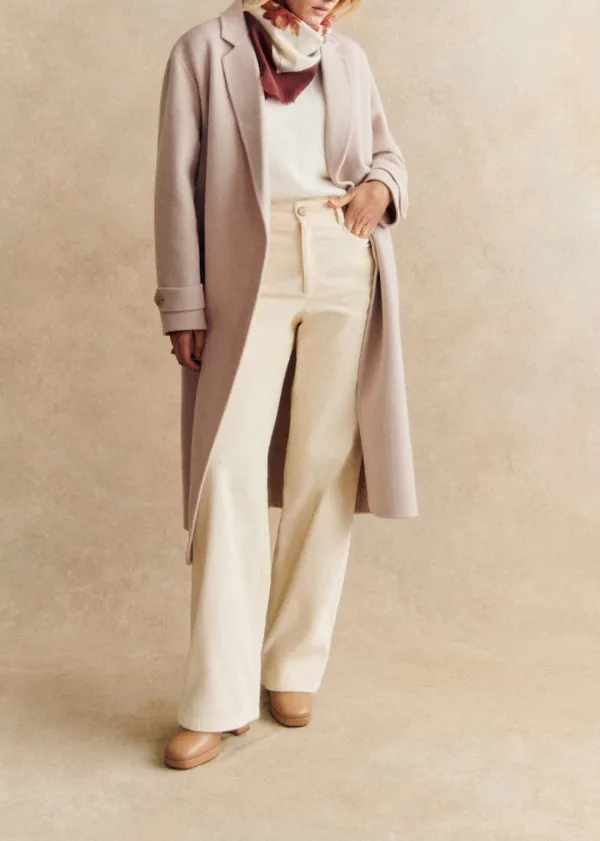 Long Double-Sided Wool Coat