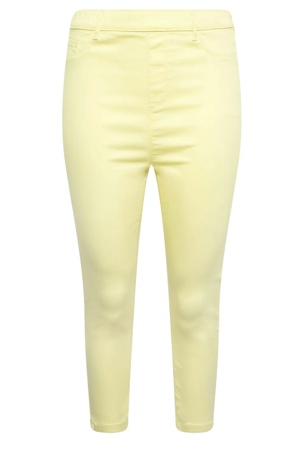 YOURS Curve Aqua Blue Cropped Stretch GRACE Jeggings