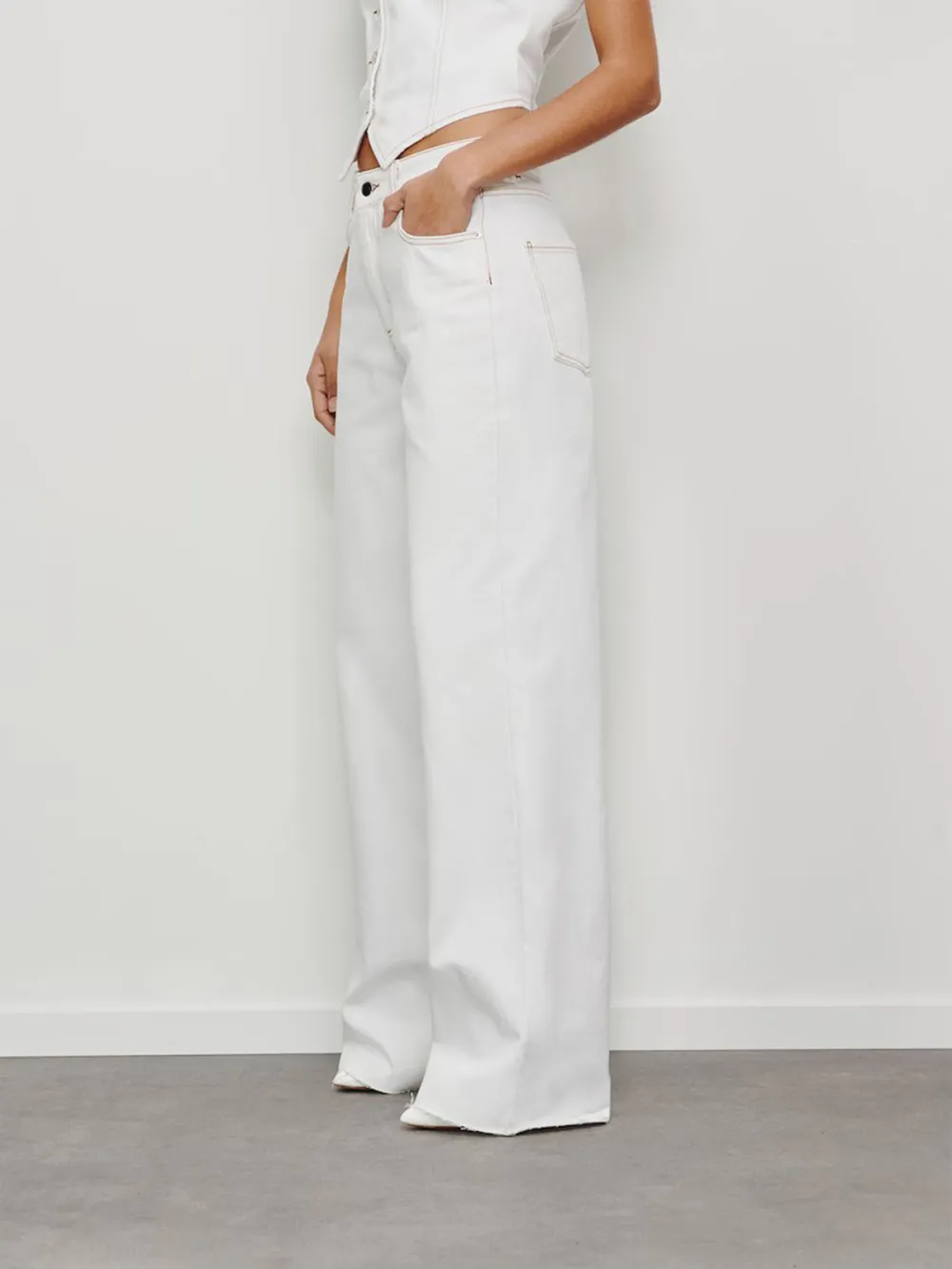 Colored Denim Casual Style Jeans