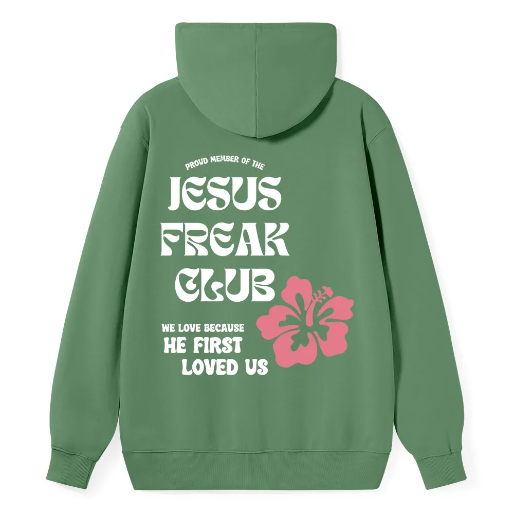 Jesus Freak Club Classic Christian Hoodie