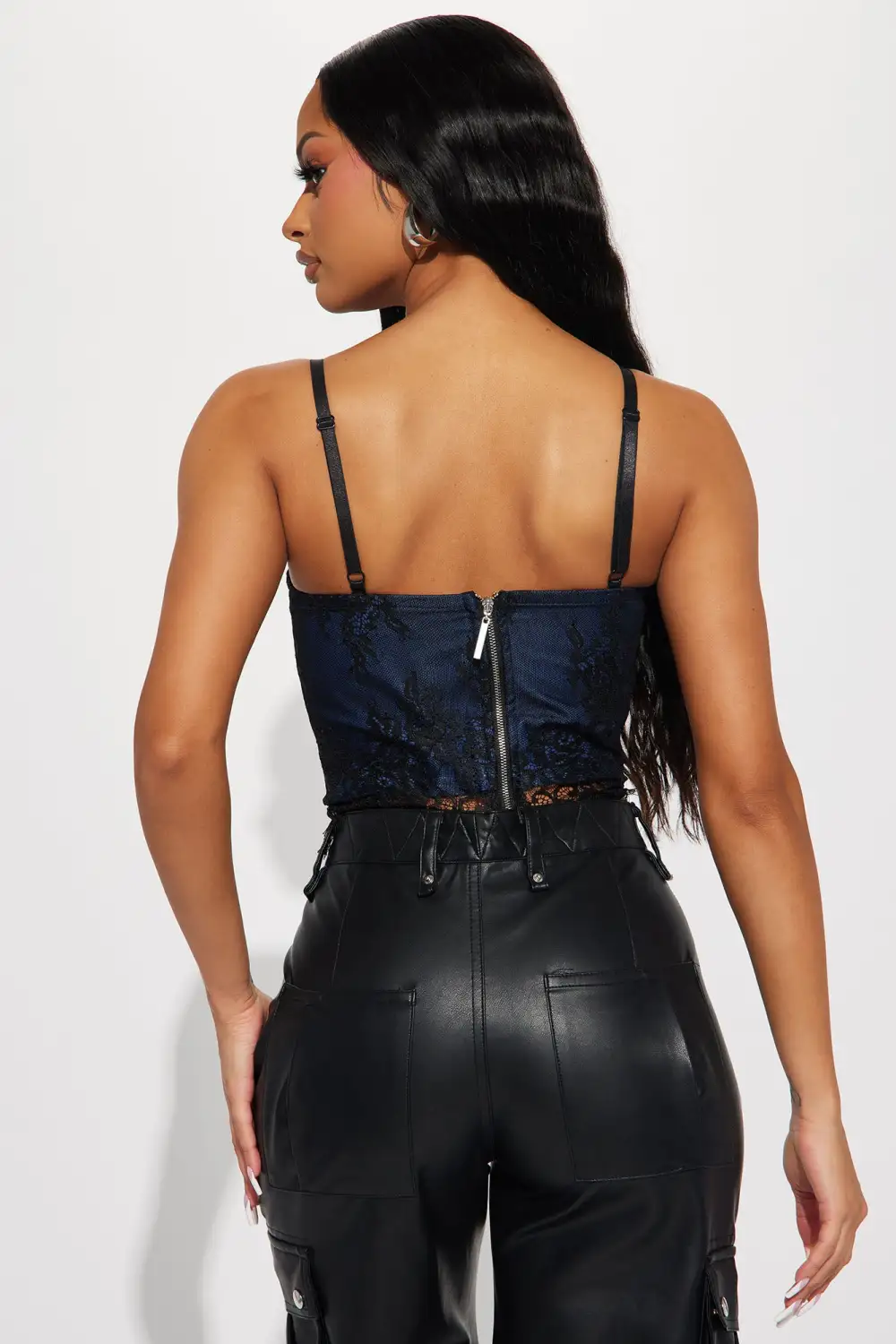 Never Enough Corset Top - Blue