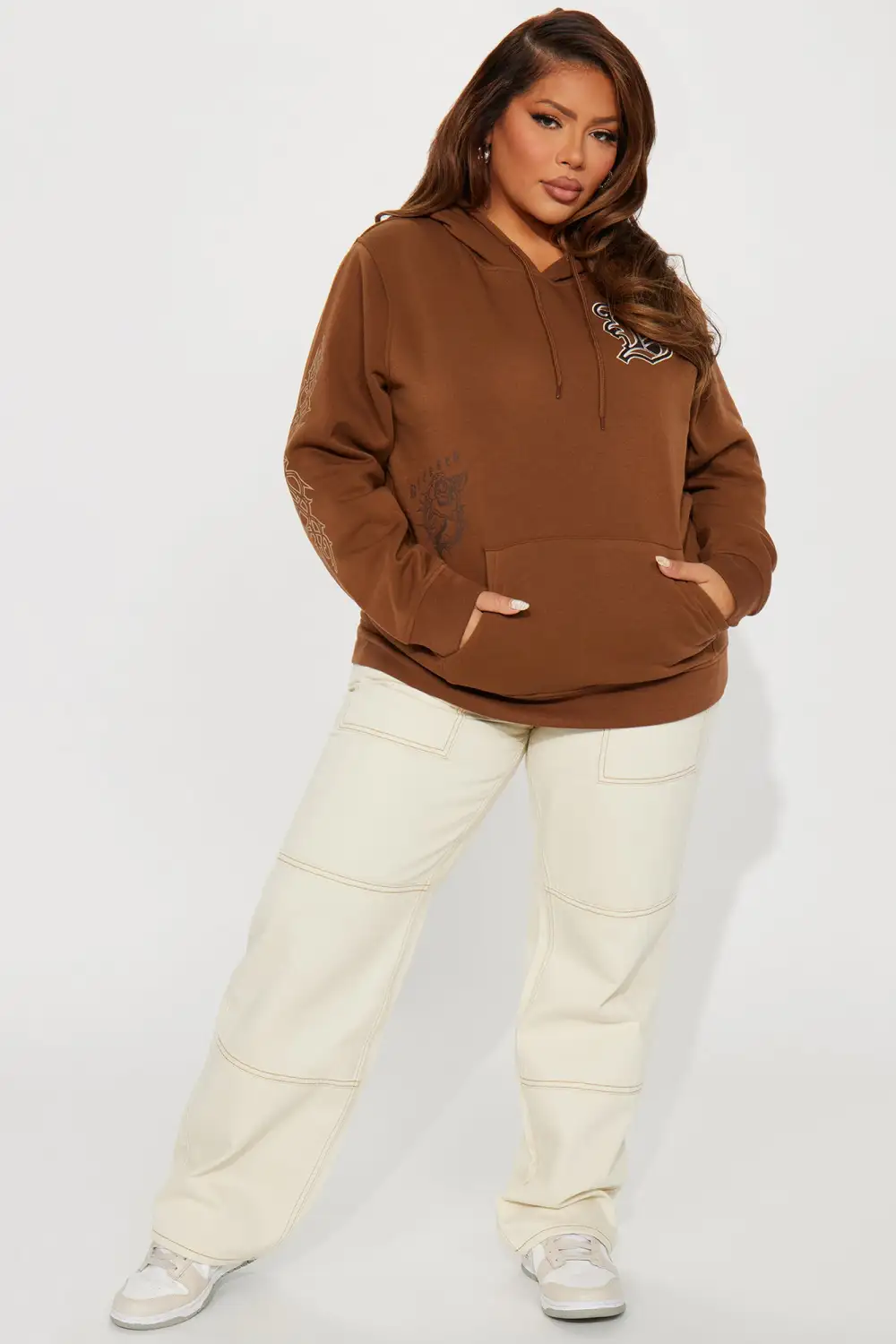 Blessed And Grateful Hoodie - Brown