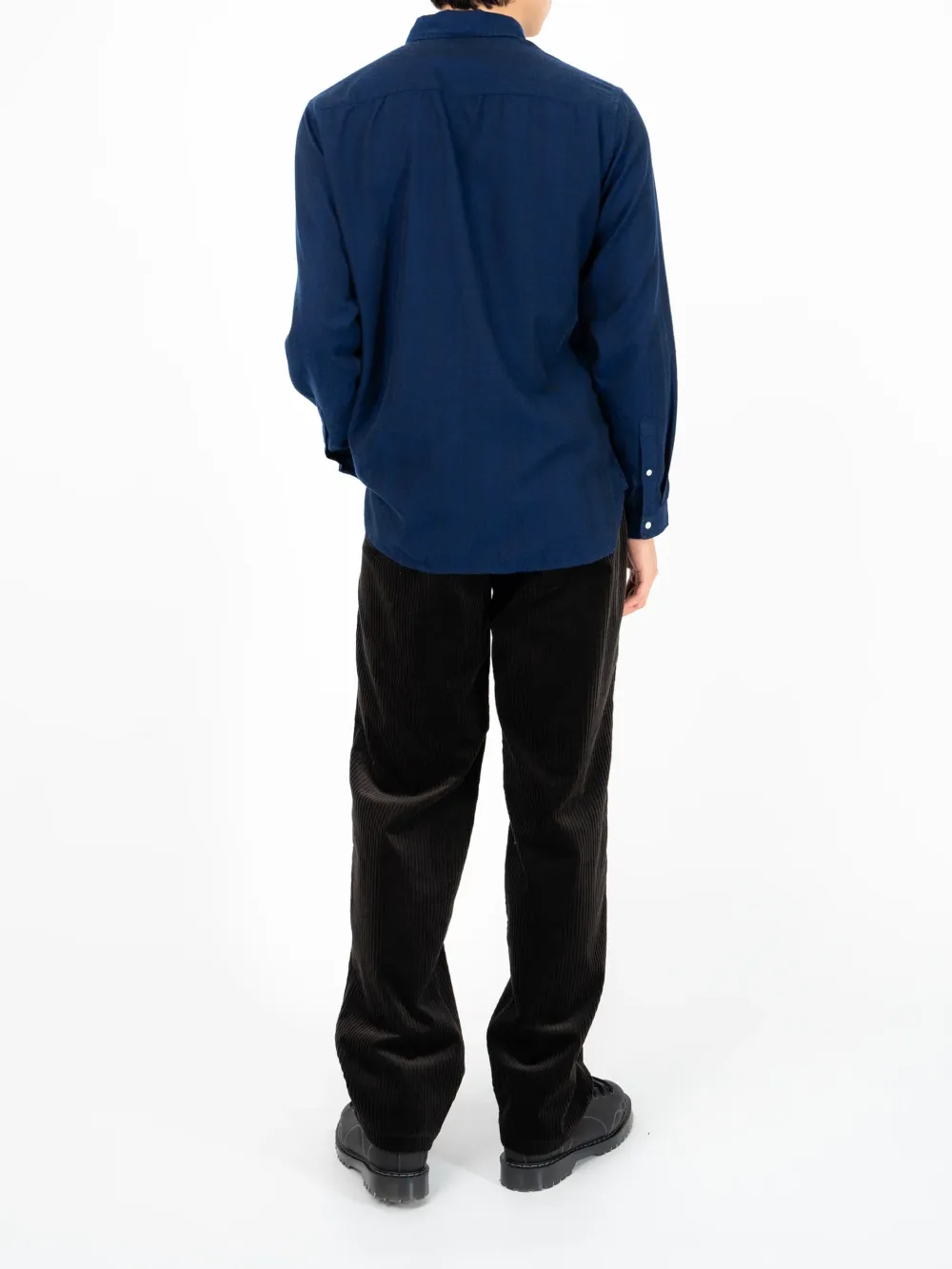 Blue Long Sleeve Cotton Shirt