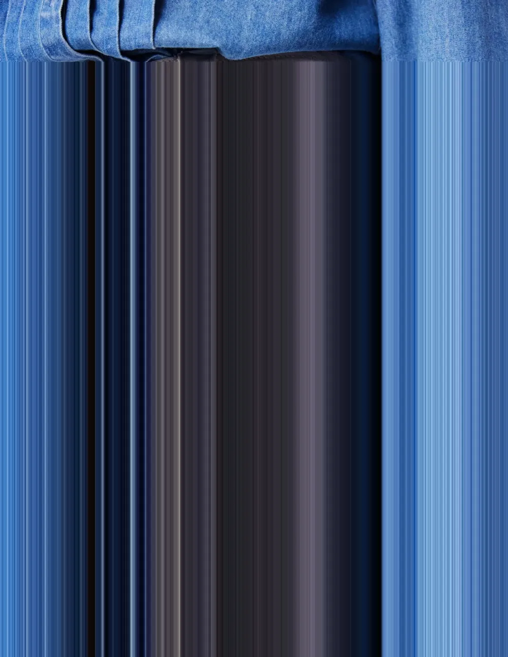 Mid Rise Button Detail Jeans