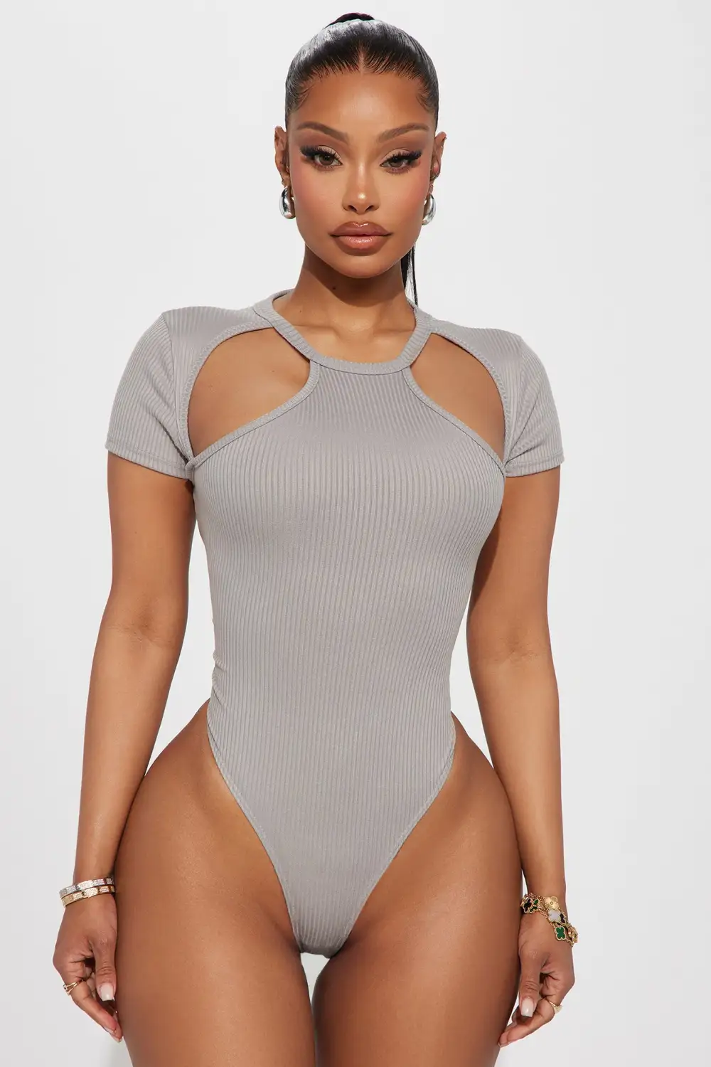 Make It Last Bodysuit - Slate Grey