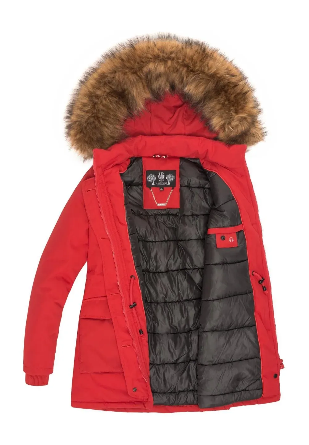 Women's windproof parka Pink