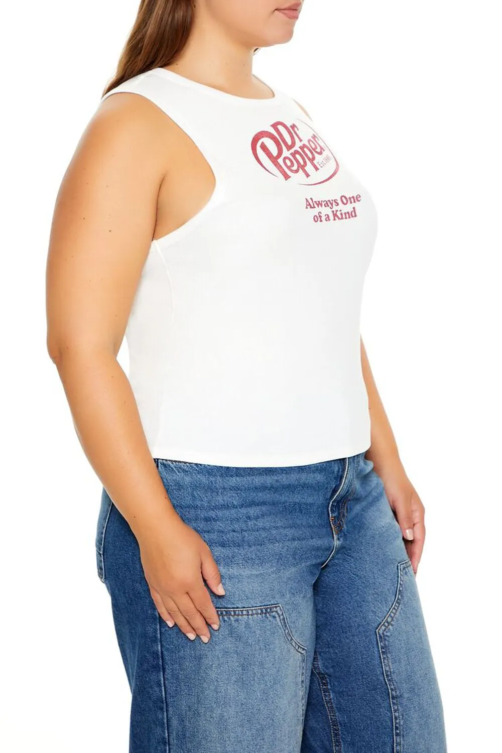 Plus Size Print Tank Top