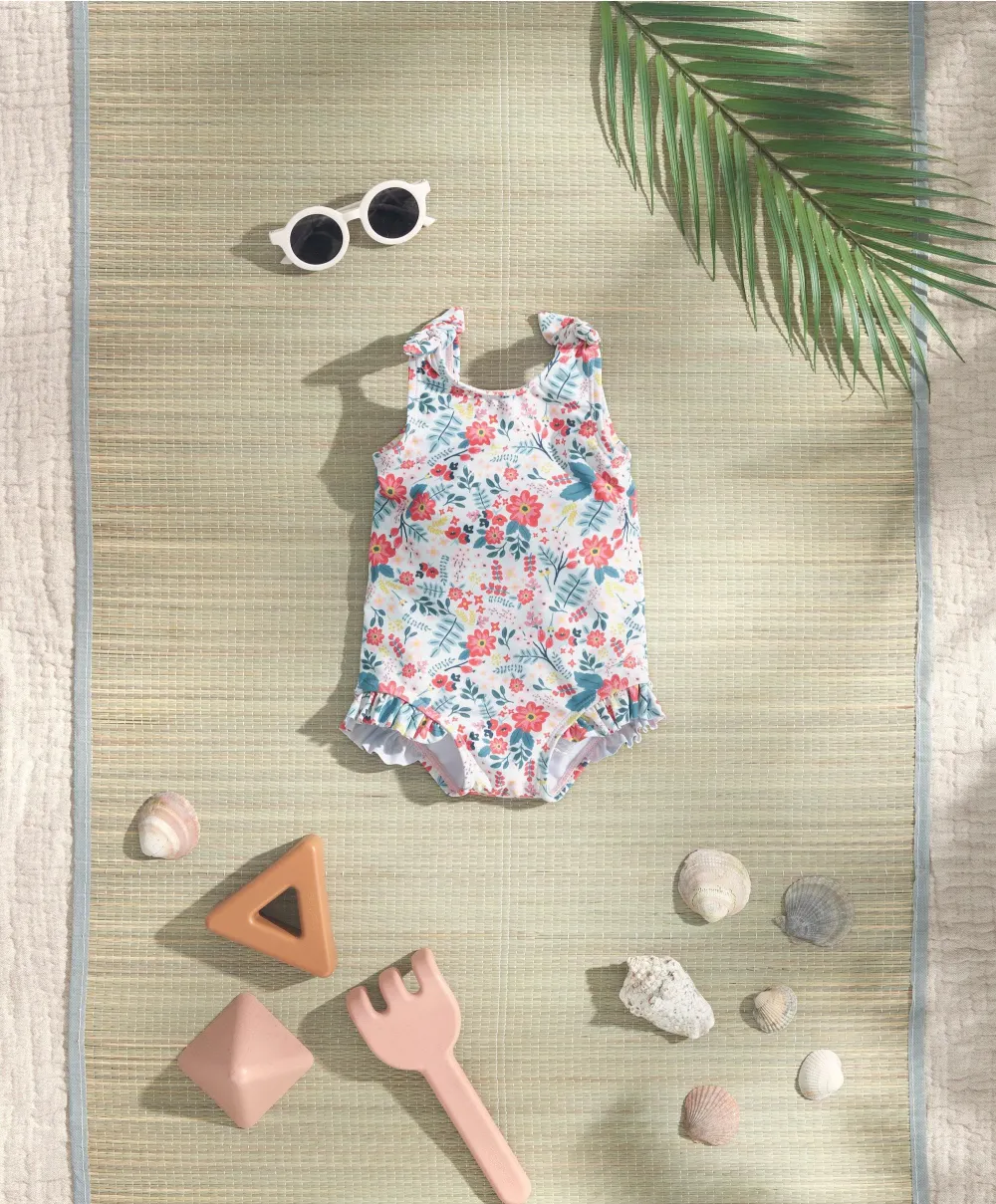 Floral Swimsuit - Pink