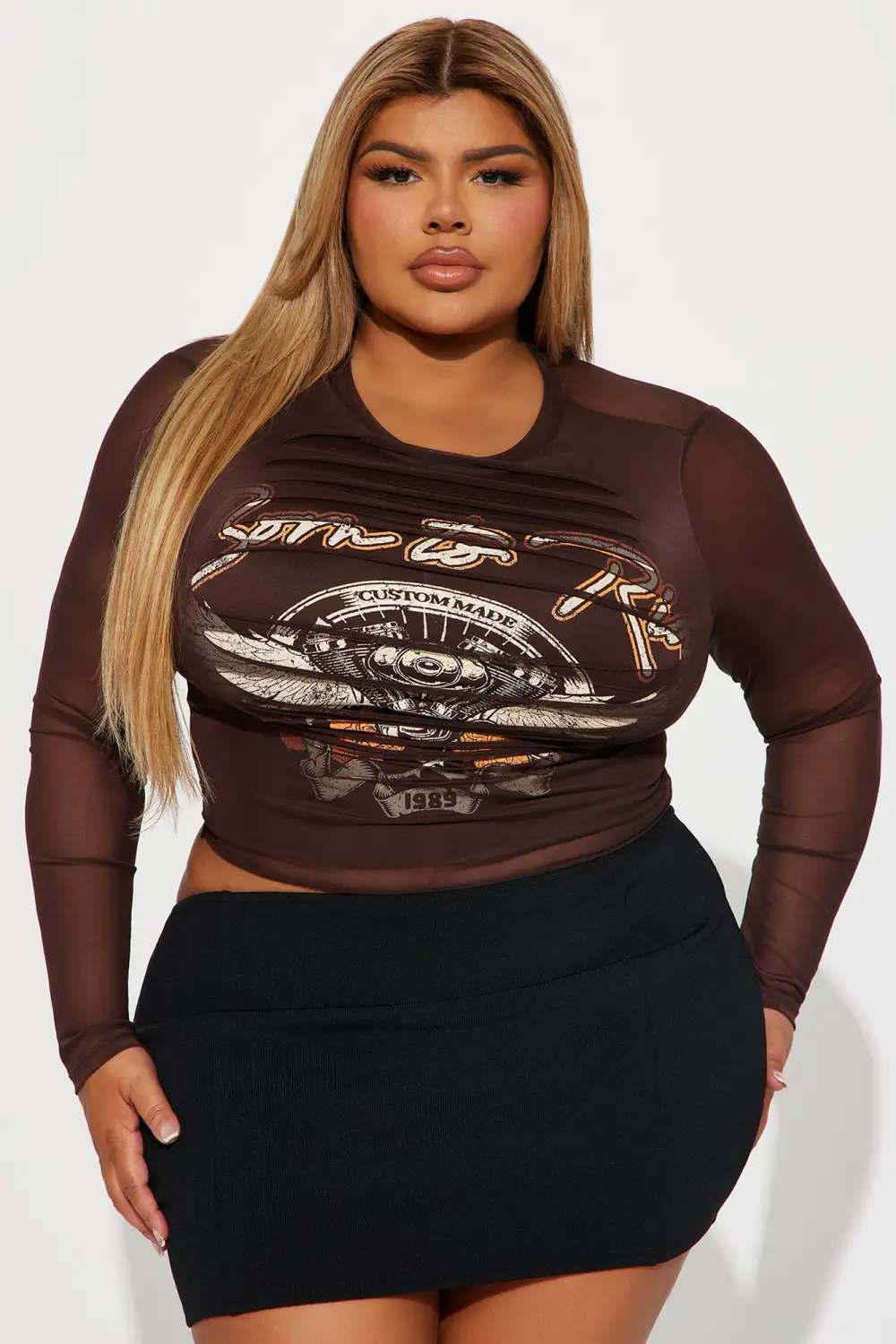 Hit The Road Distressed Top - Brown