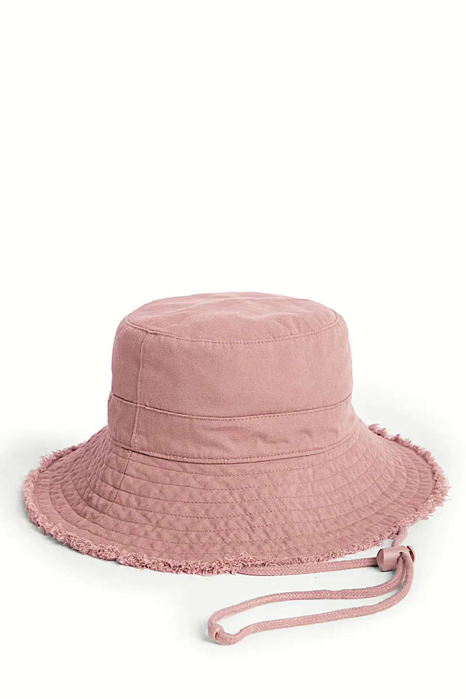 Distressed Cotton Bucket Hat
