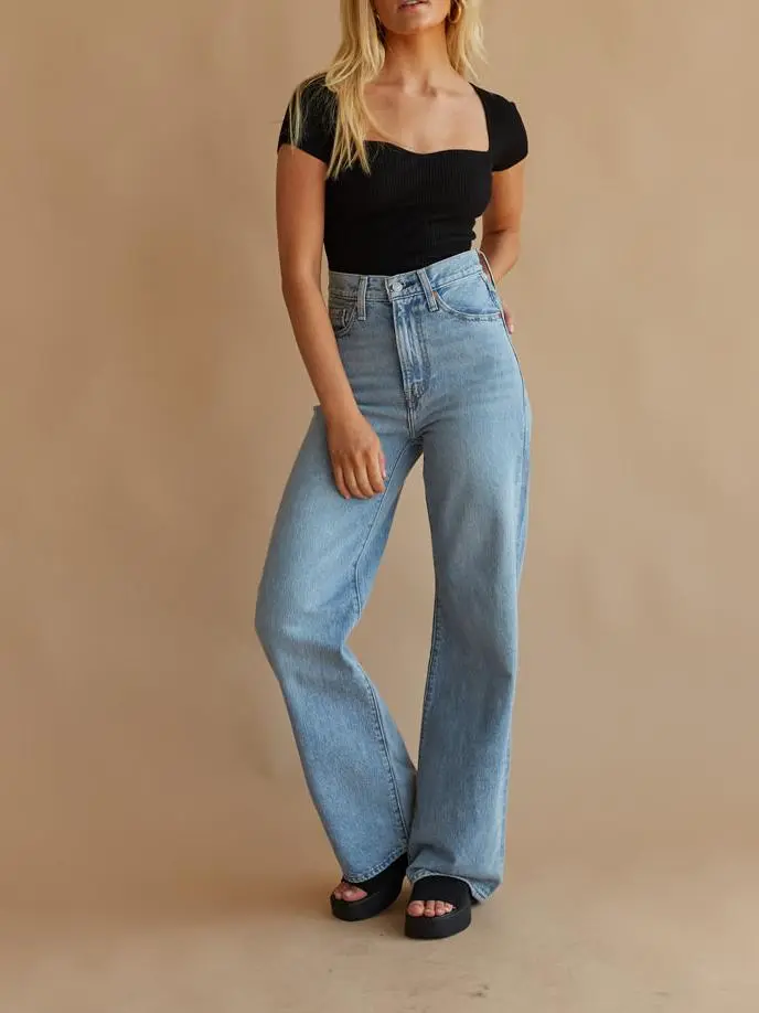 Levi's Ribcage Wide Leg Jeans Far and Wide