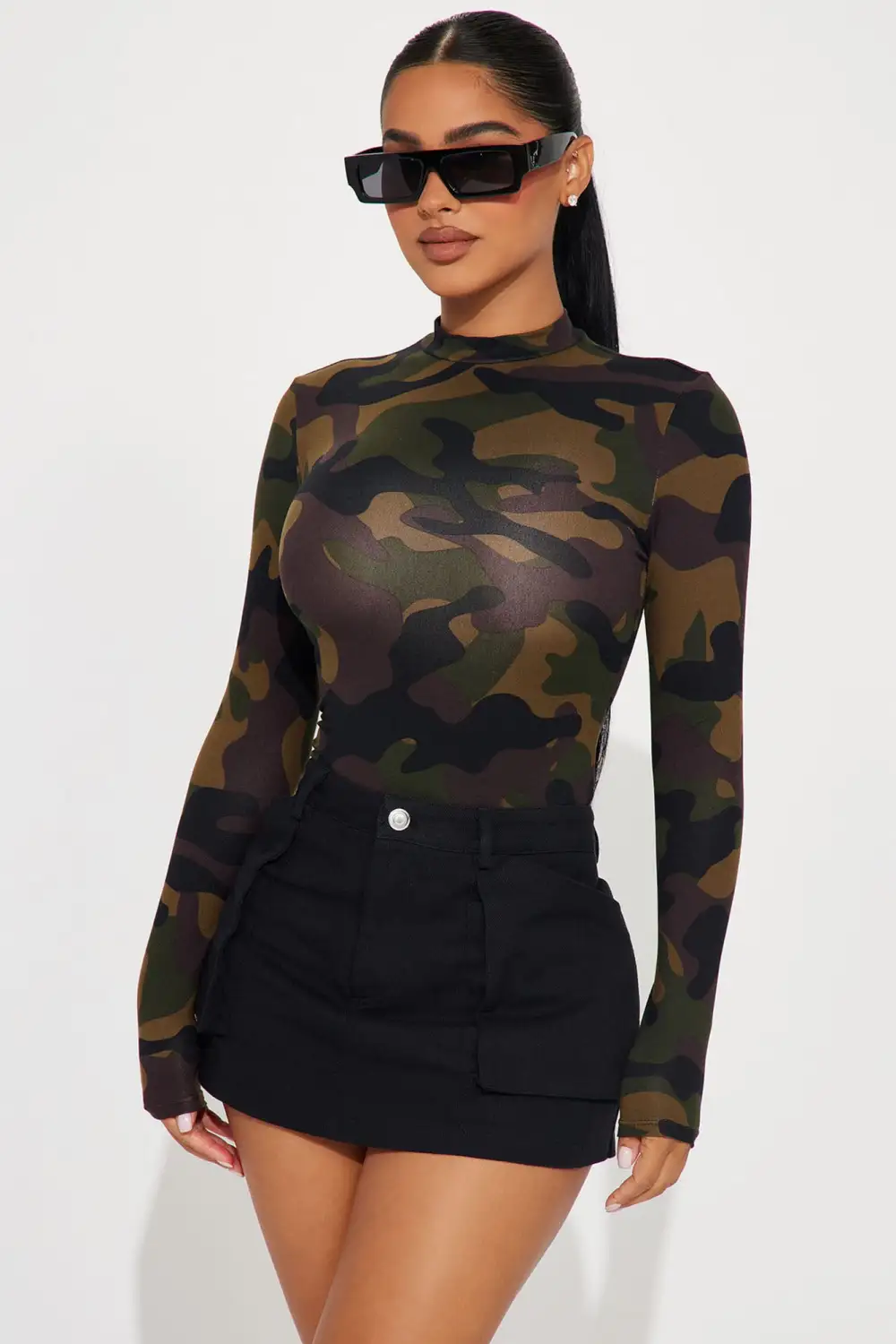 Intimidate You Camo Bodysuit - Camouflage