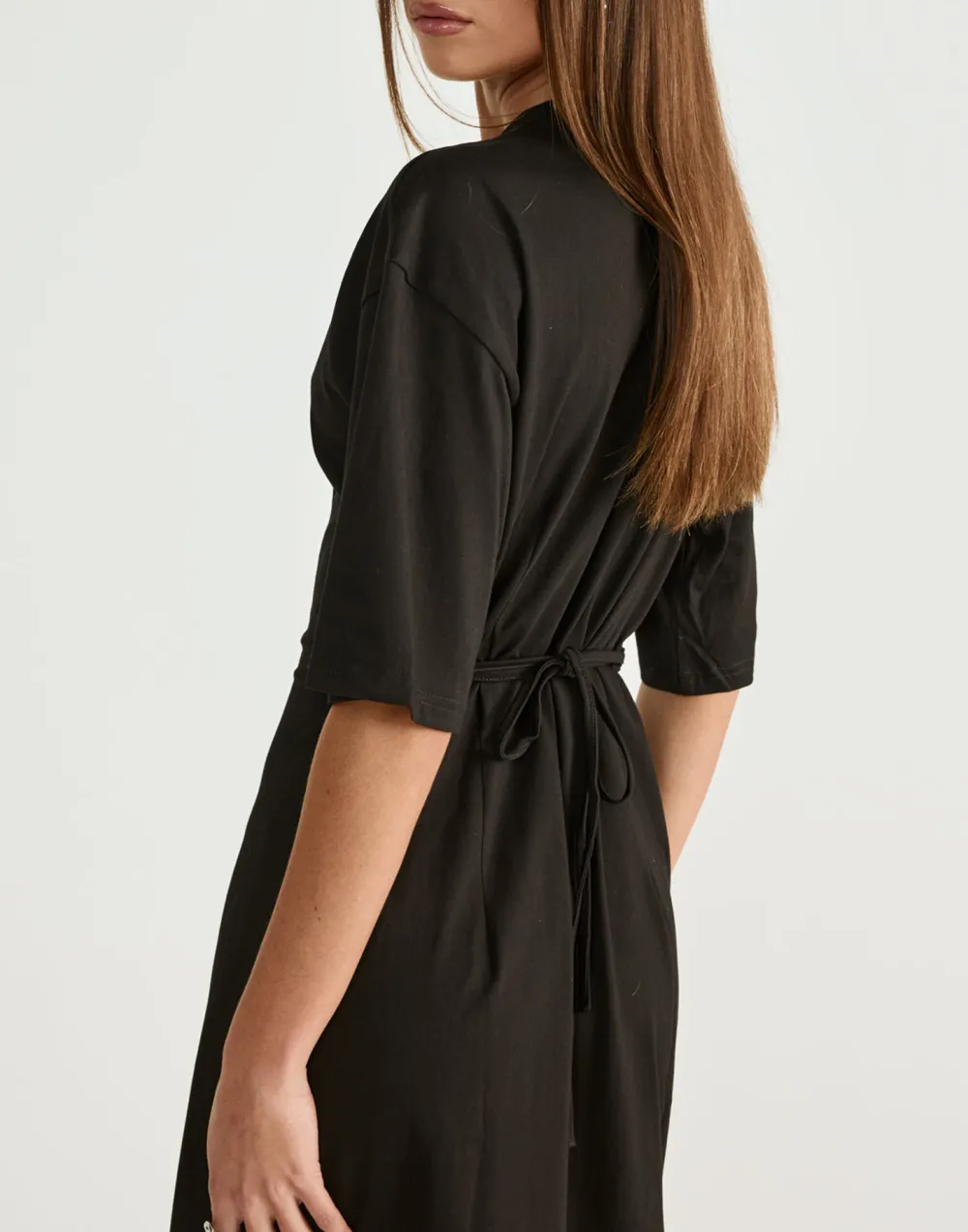 Simple And Versatile Short-Sleeved Dress