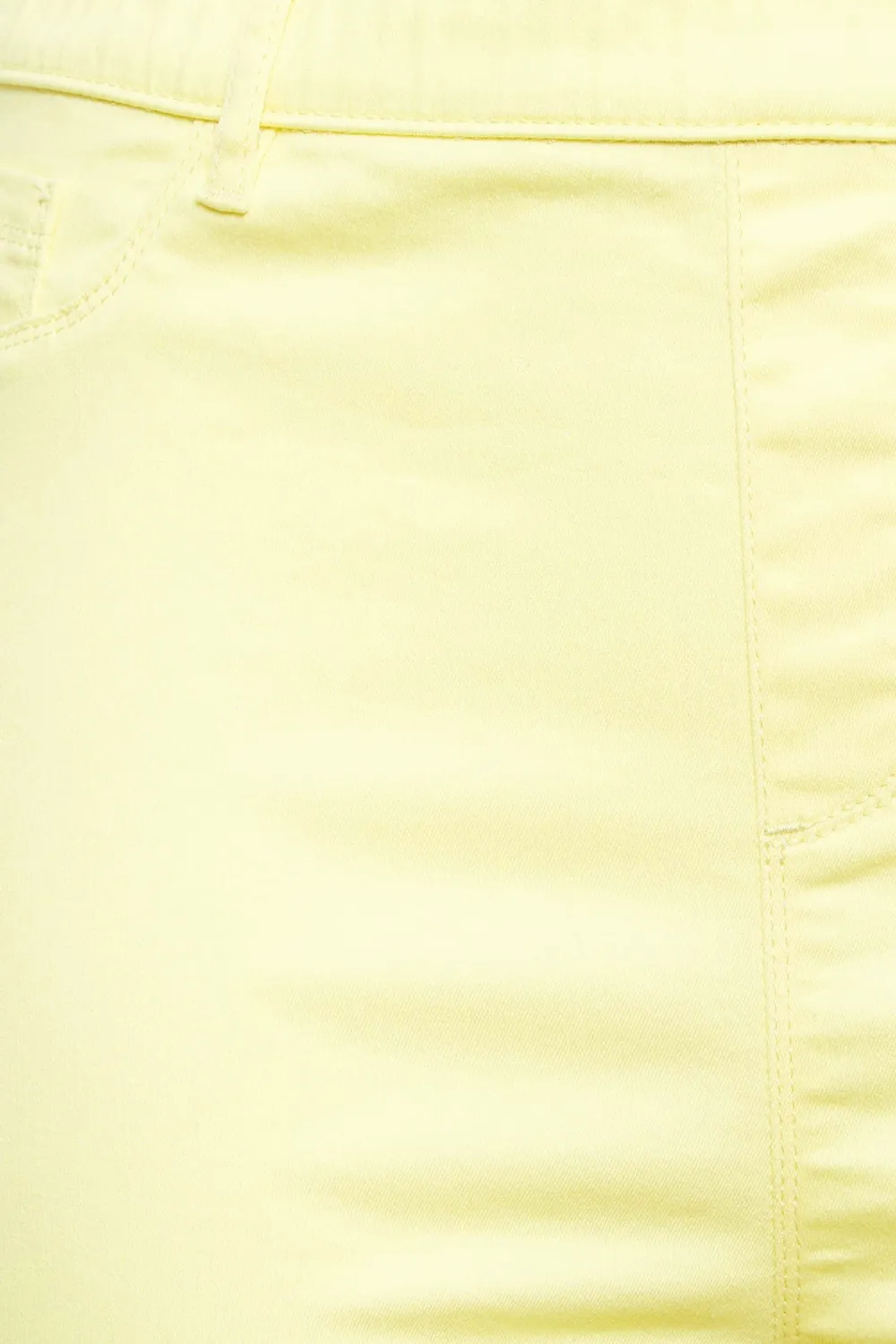 YOURS Curve Yellow Cropped Stretch GRACE Jeggings