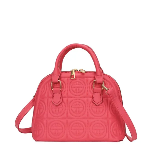 Women's Handbag Shoulder Bag PU Leather Daily Durable Light Pink Black White