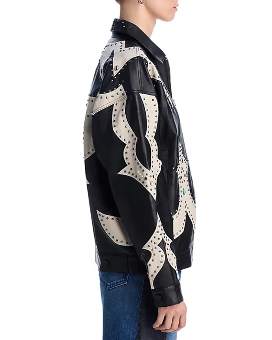 The Zip Faux Croc Jacket