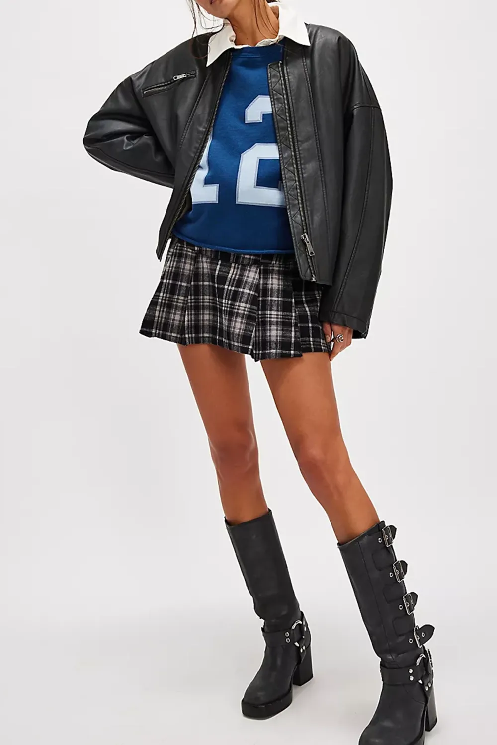 Number Print Raglan Sleeve Sweatshirt