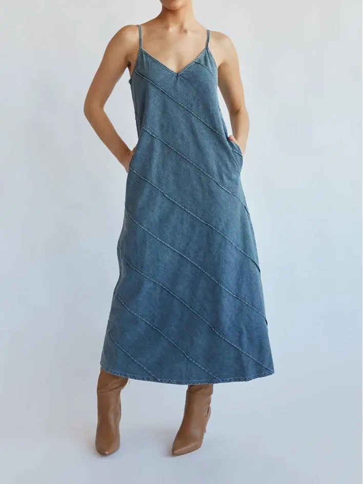 Denim Midi Dress