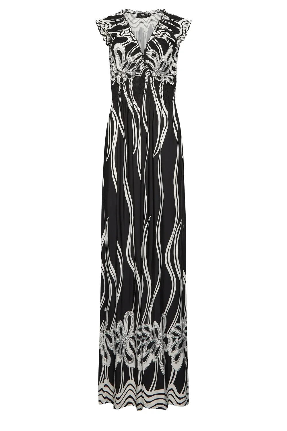 LTS Tall Navy Blue Paisley Maxi Dress