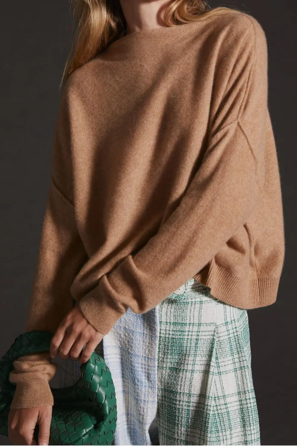 The Alani Cashmere Mock Neck Sweater