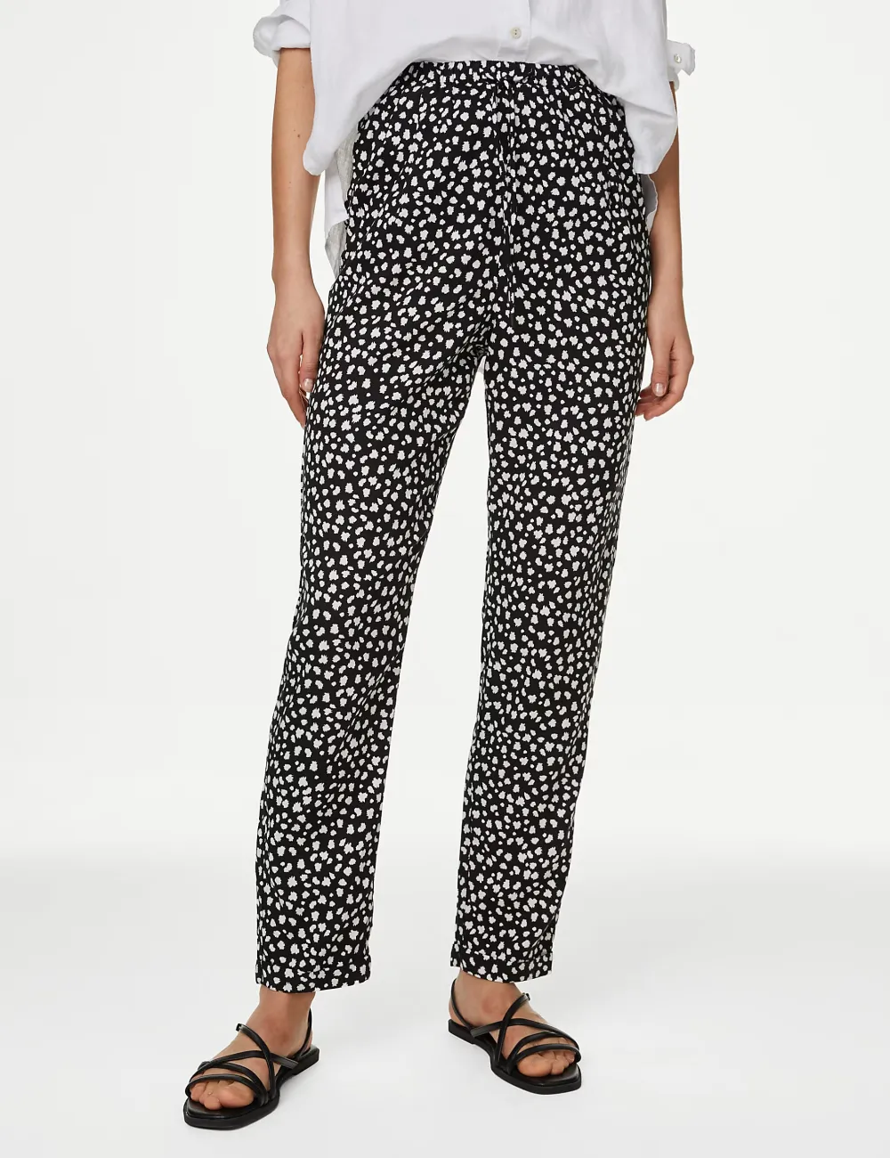 Womens Casual Tapered Trousers
