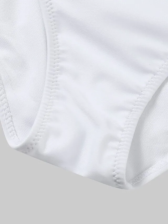 Women's Swimwear Bikini 2 Piece Normal Swimsuit Ruched 2 Piece Open Back Sexy Pure Color Black White Yellow Pink Red Padded Strapless Bathing Suits New Vacation Beach Wear