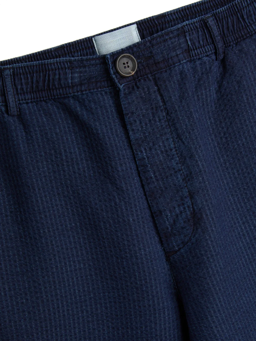 Indigo Elasticated Waist Trousers