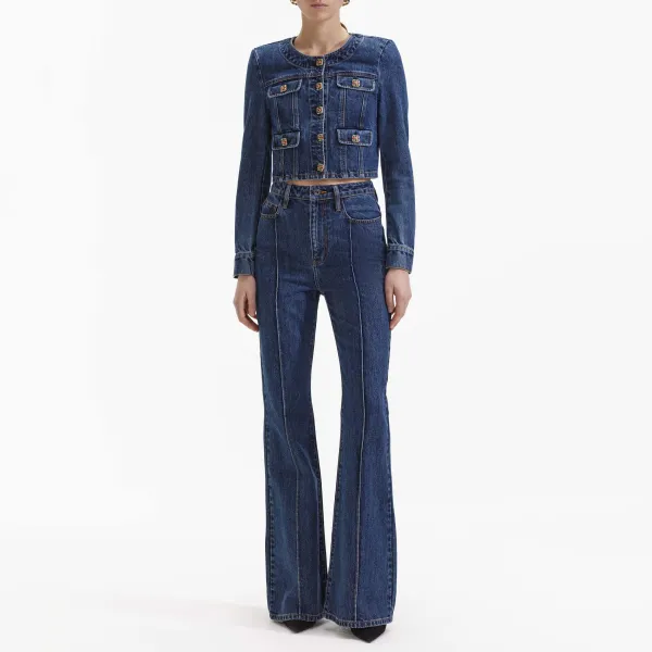 Buttoned Denim Jacket