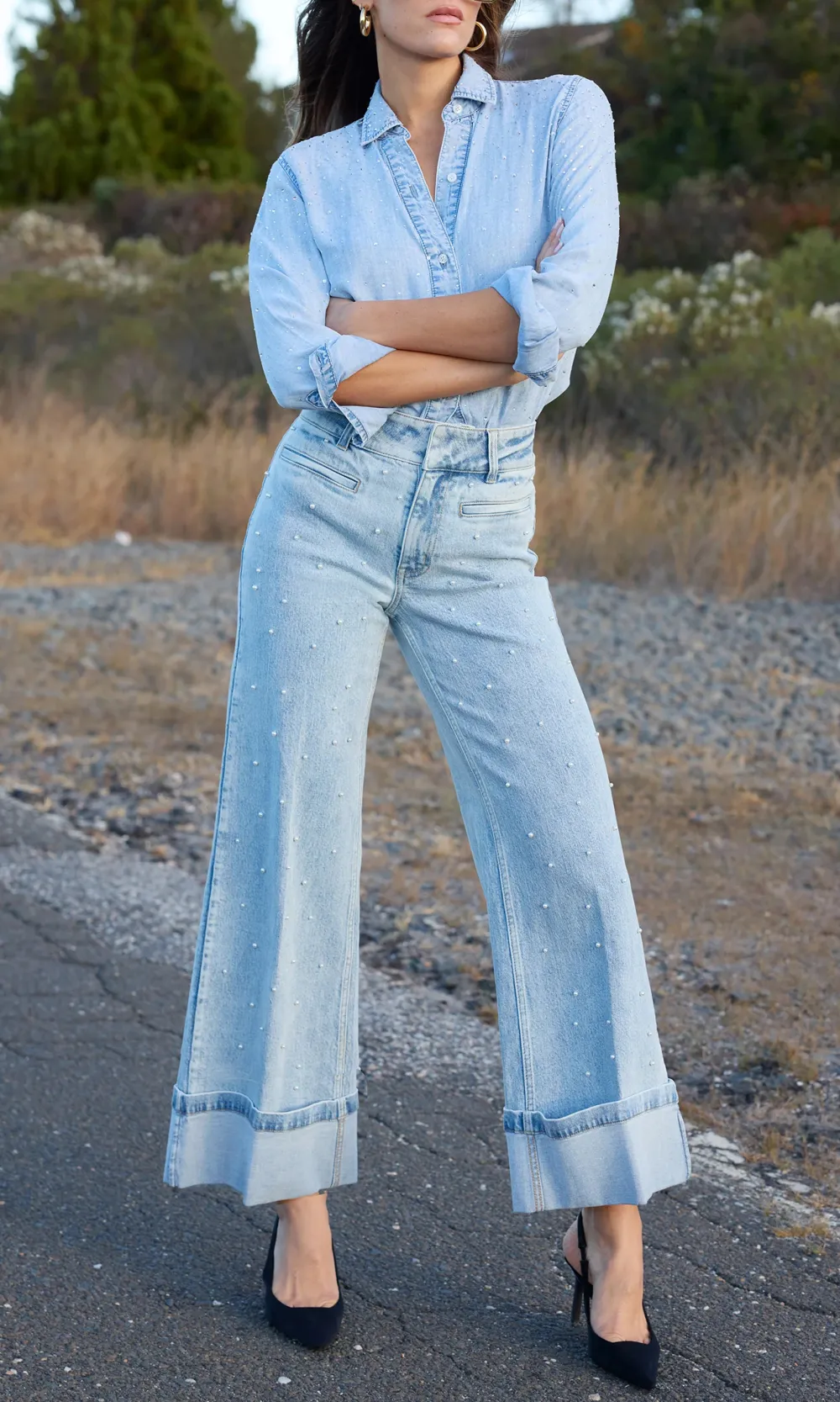 Pearl Wide Leg Jeans