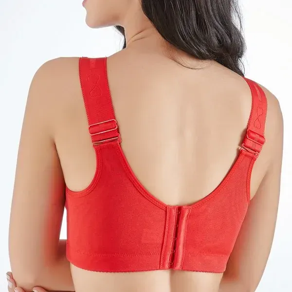Embroidery Wireless Full Busted Anti Sagging Cami Bras