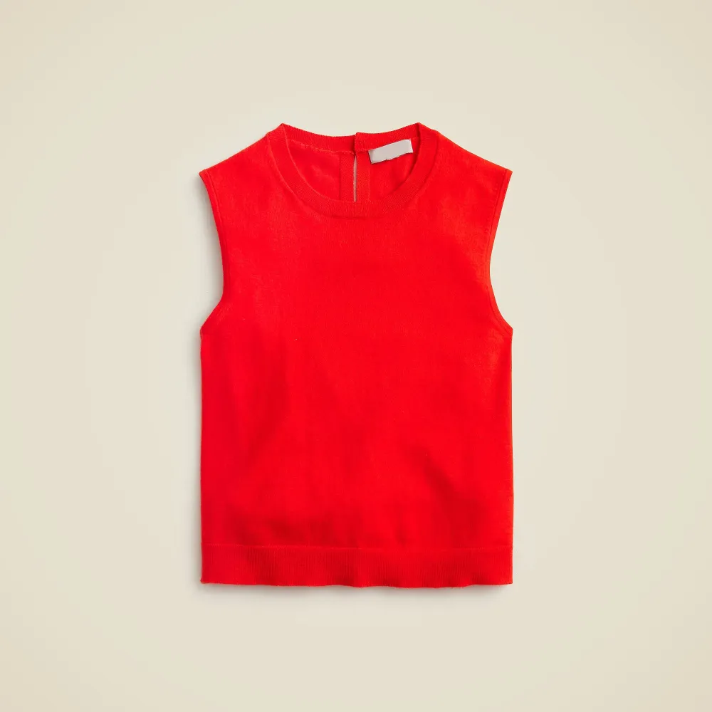 Cashmere-Blend Cropped Tops