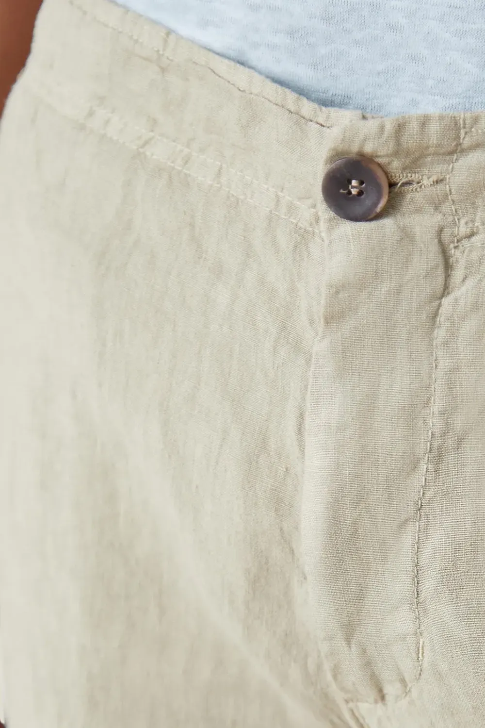 Linen Fabric Material Shorts