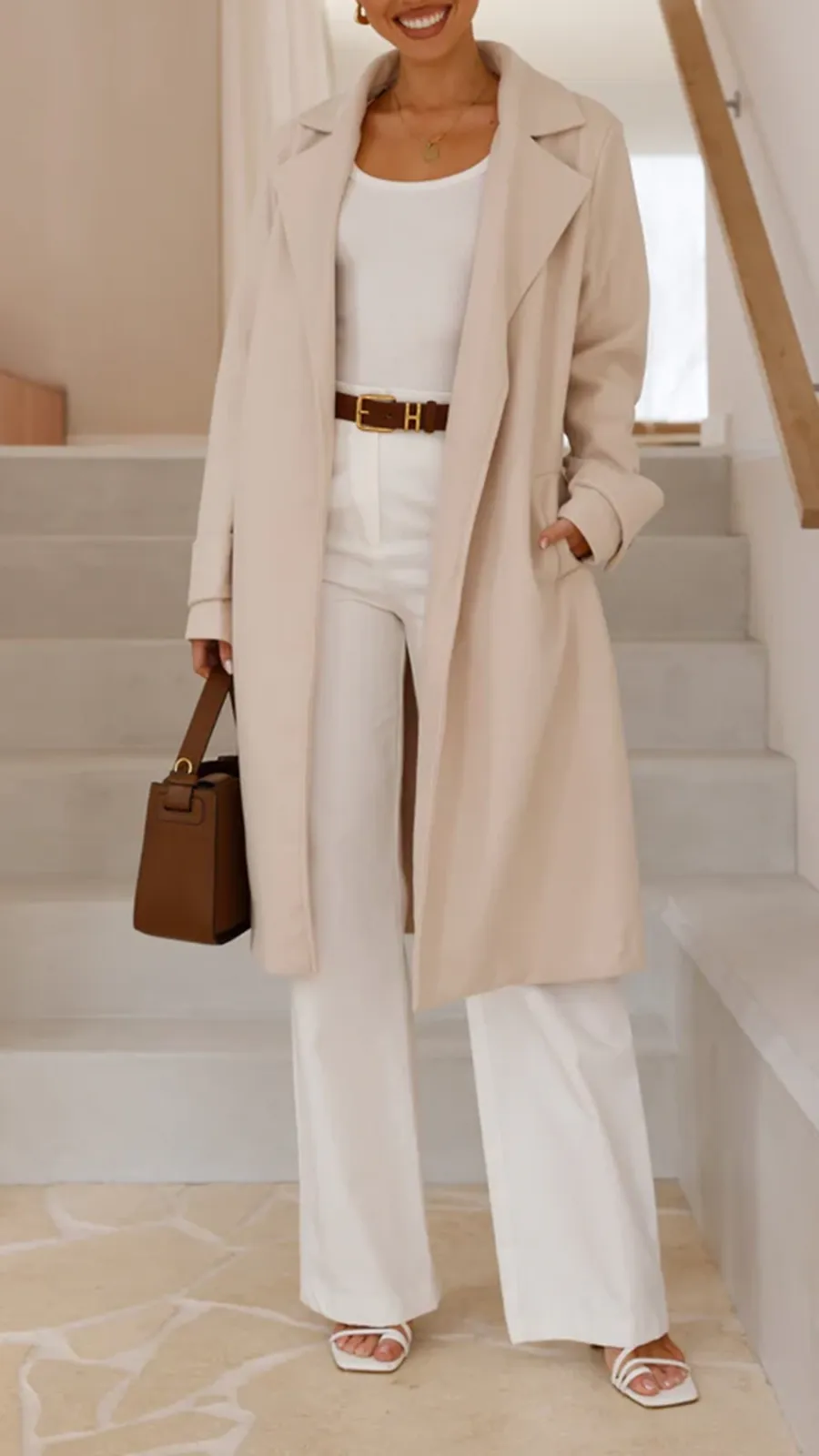 Padded Casual Long Jacket