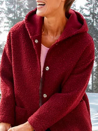 Hoodie Casual Fleece Teddy Jacket