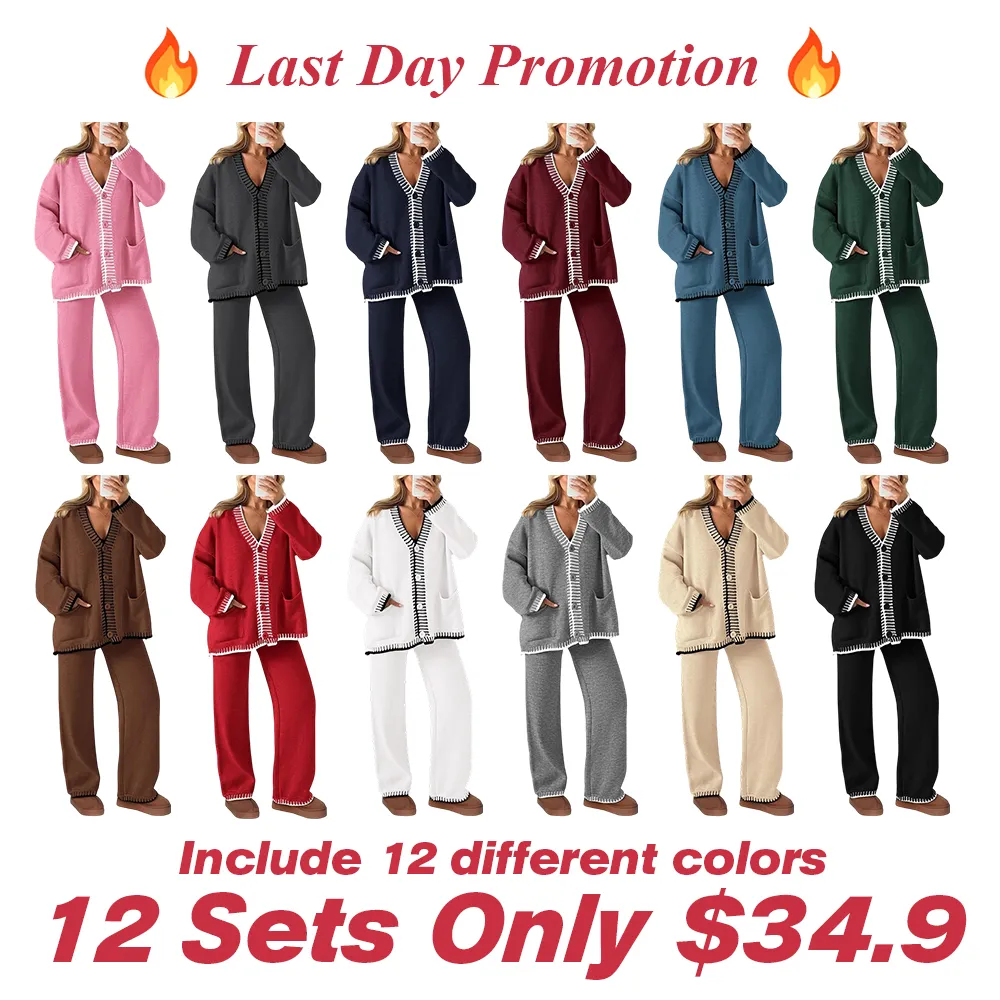 Women's two-piece winter knitted set【CLEARANCE ONLY FOR TODAY】