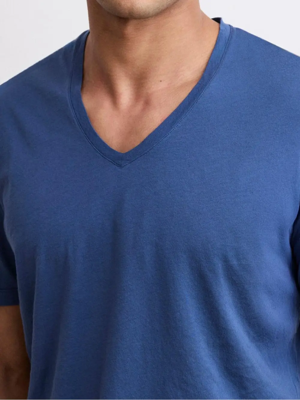 Comfortable Casual Breathable Soft Cobalt Blue T-Shirt