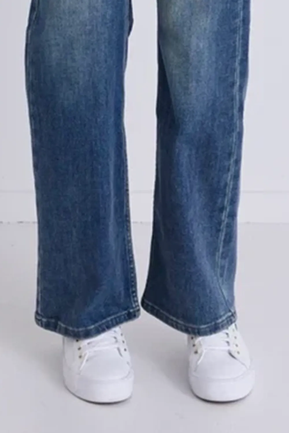 White Sheer Top Paired Jeans