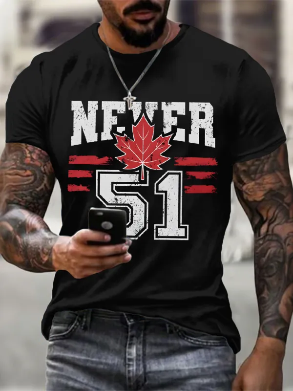Men'S Never Be The 51st State T-Shirt