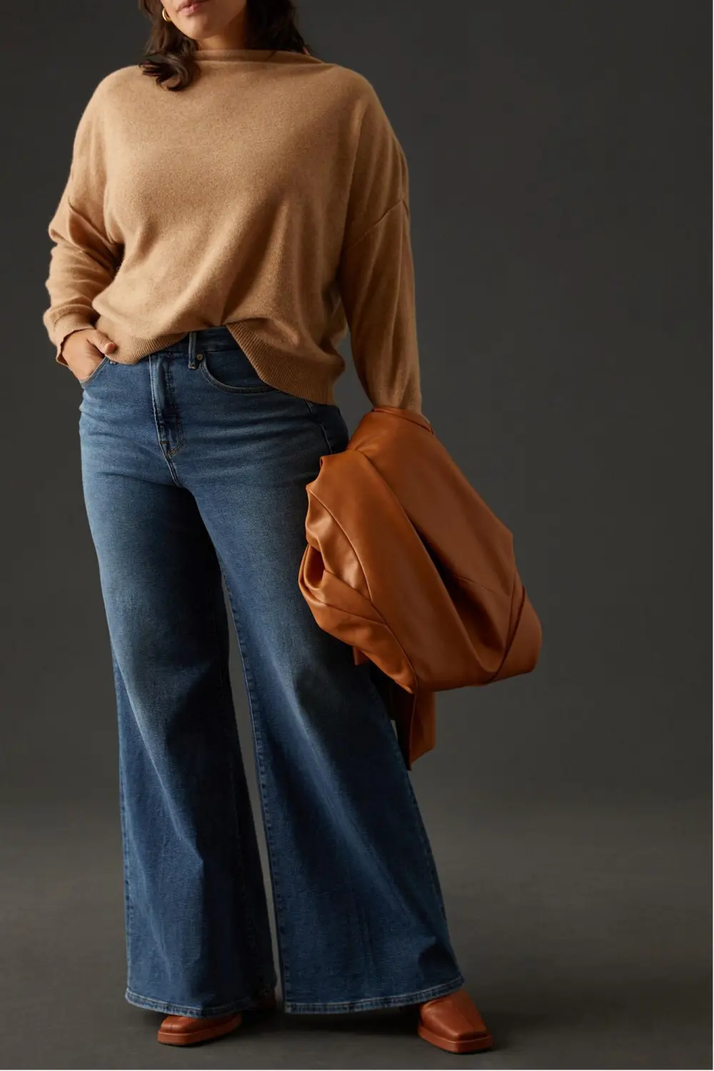 The Alani Cashmere Mock Neck Sweater