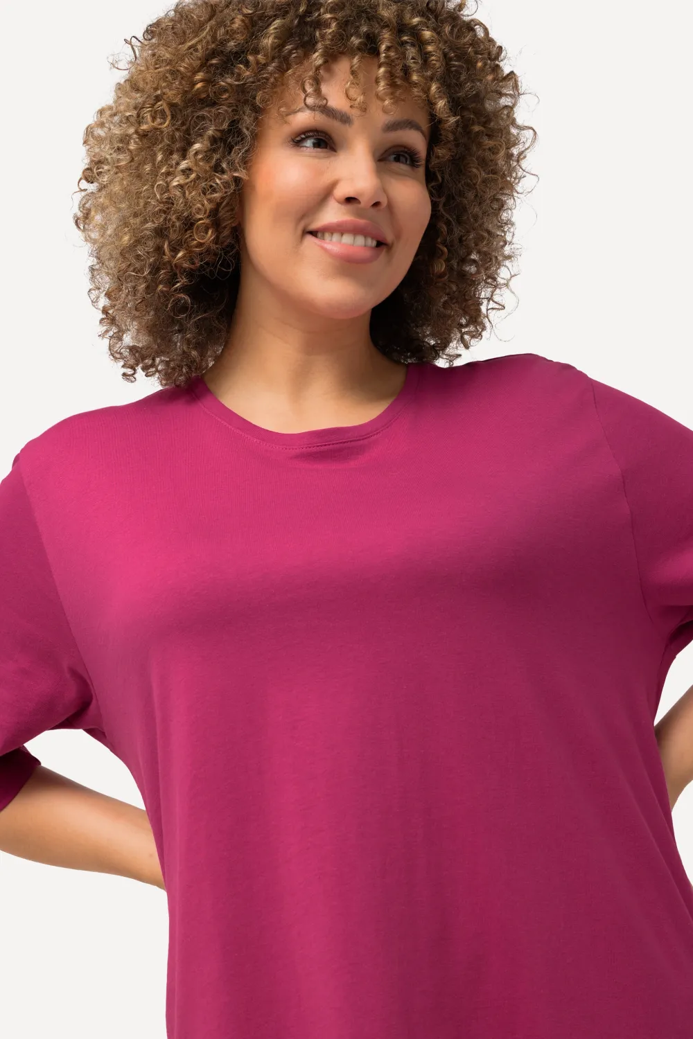 T-Shirt Rundhalsausschnitt Relaxed Halbarm