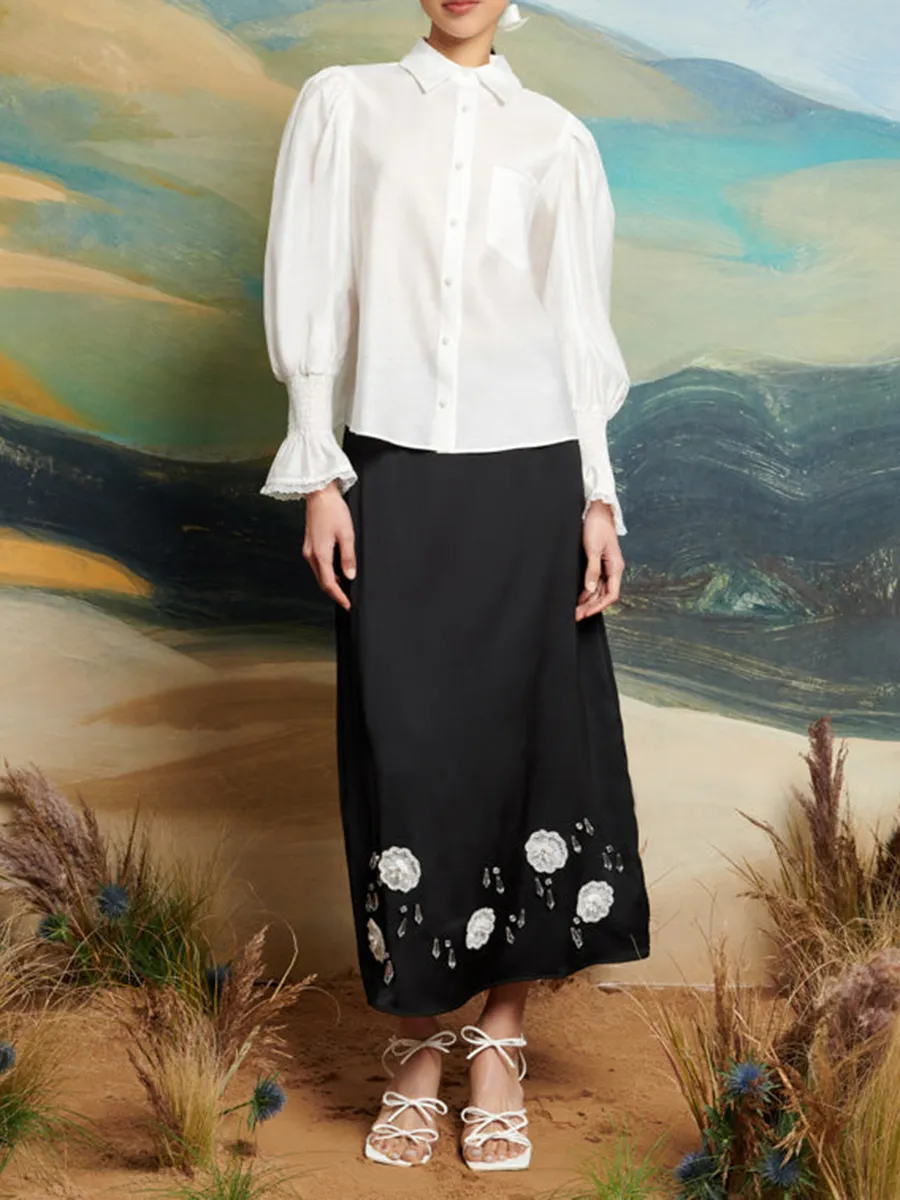 Casual Regular Hearts Blouse