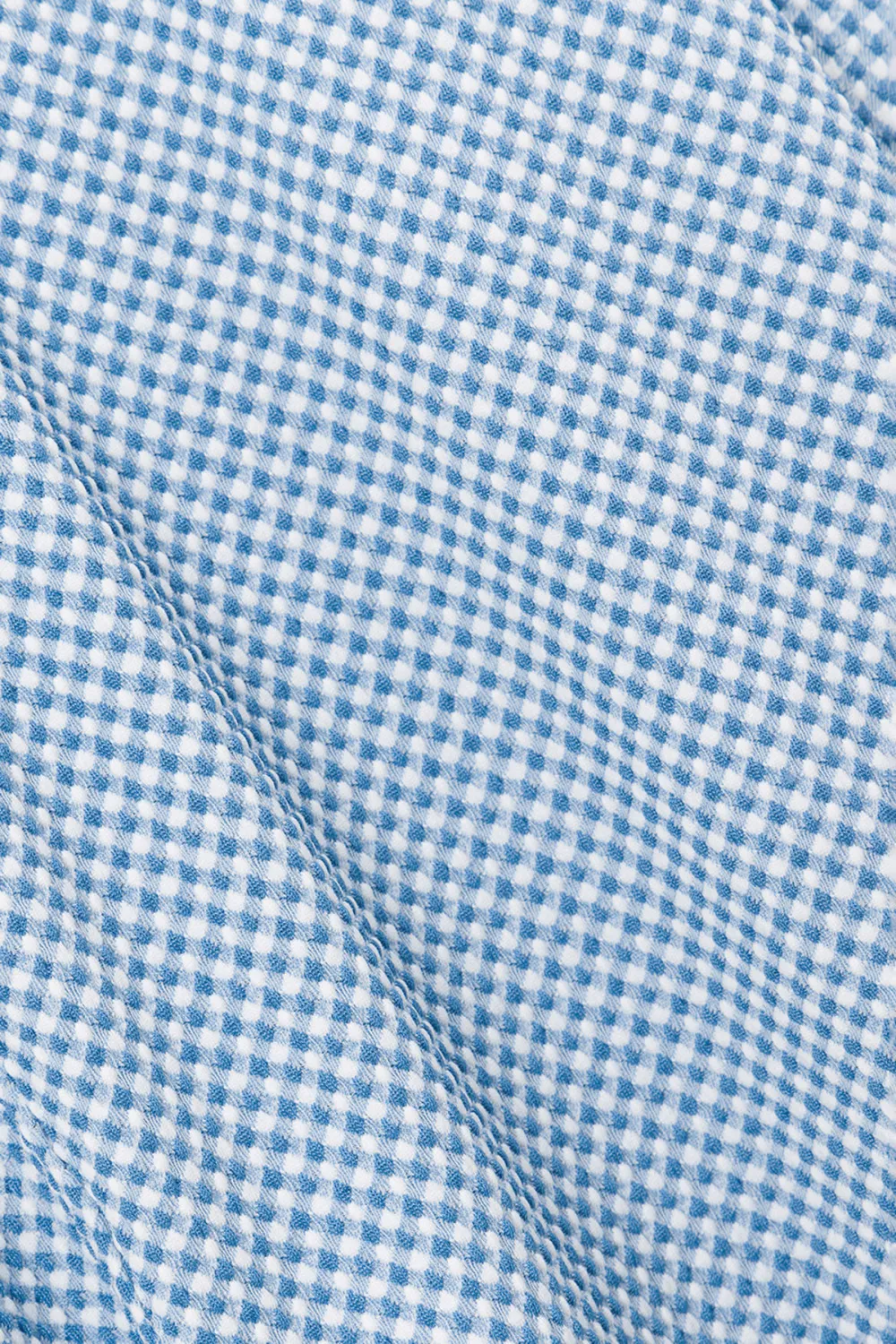 Sleeveless Gingham Button Up Tunic