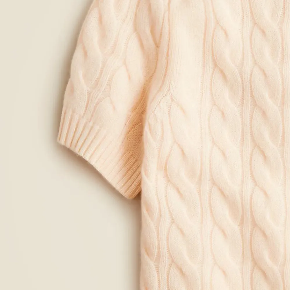 Cashmere Cable-Knit T-Shirts