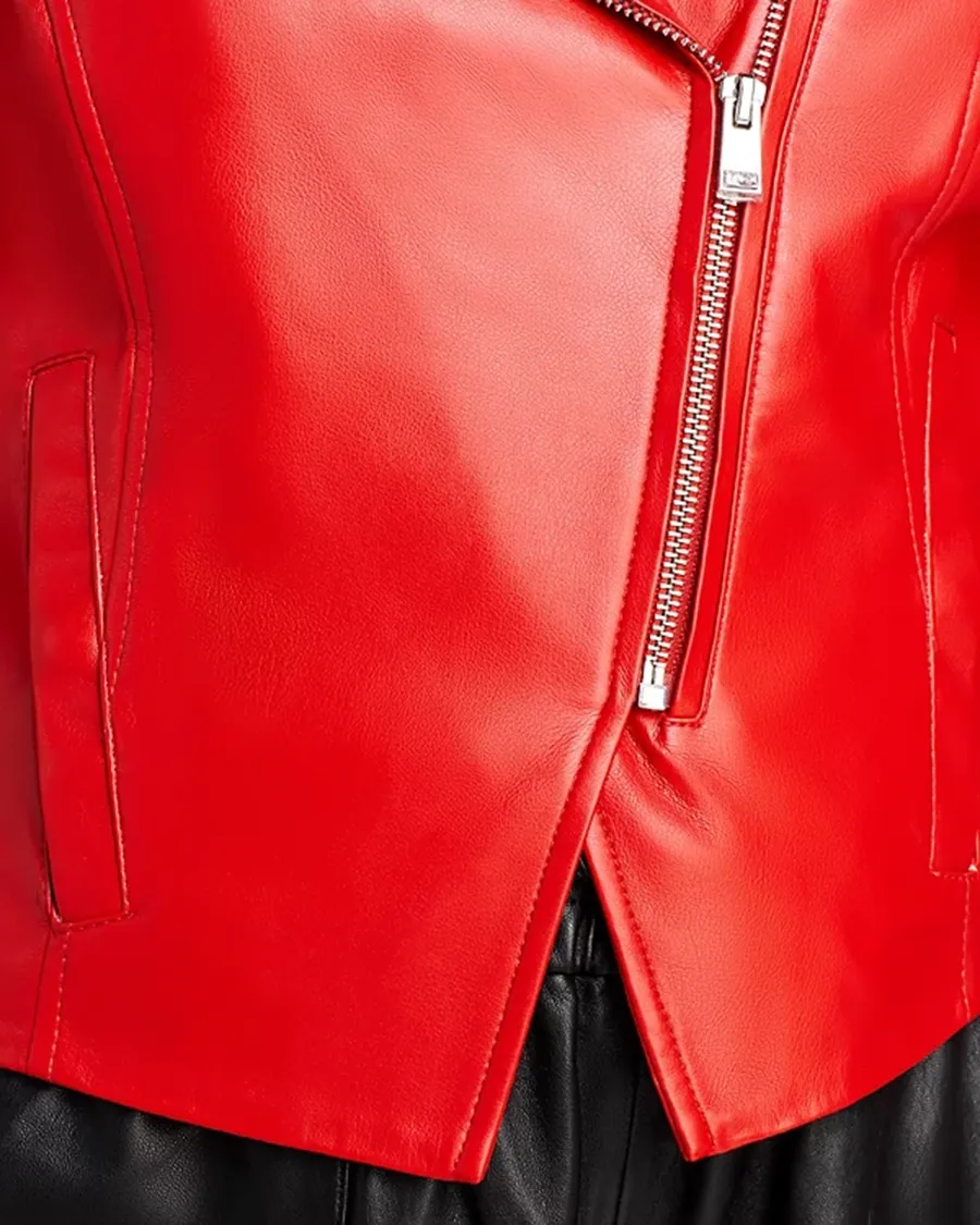 Faux Leather Moto Long Sleeves Jacket