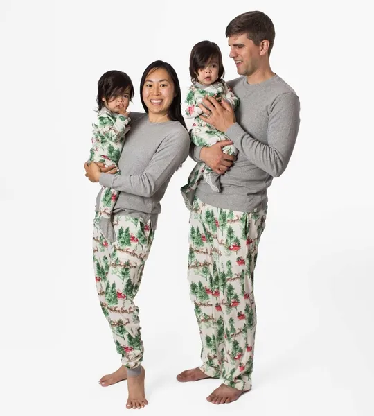 Home Sweet Home Organic Cotton Matching Family Pajamas