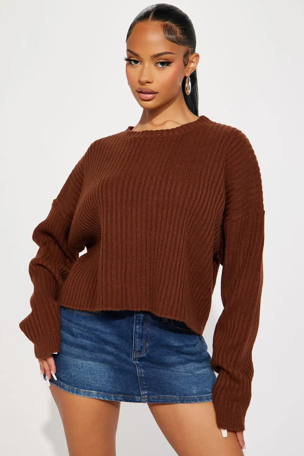 Paigey Sweater - Brown