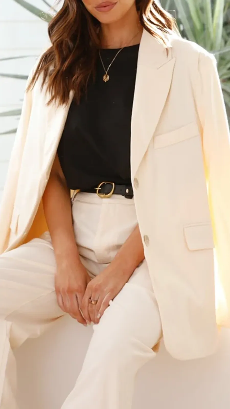 Comfortable Simple Suit Jacket