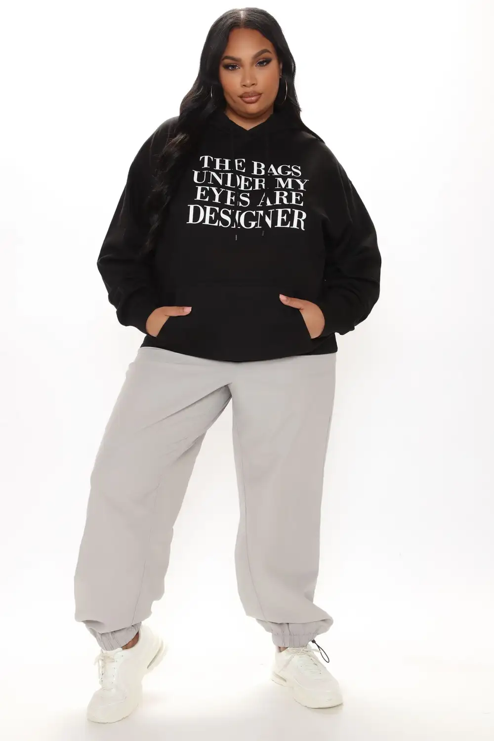 The Bags Are Designer Hoodie - Black