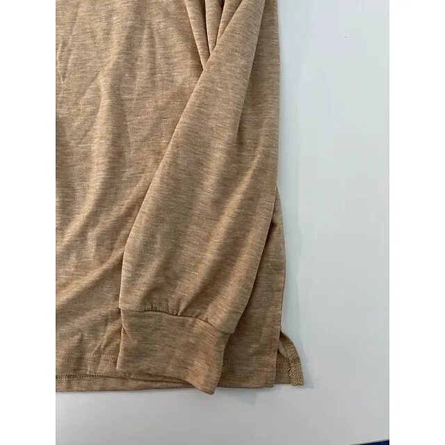 Women's Blouse Basic Plain Basic Round Neck Regular Fall Green Black Blue Pink Grey